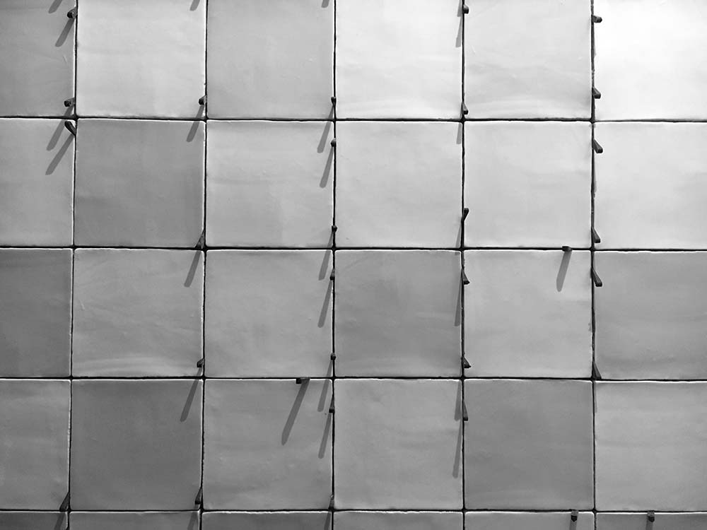 Detailaufnahme einer Haus-Sanierung.