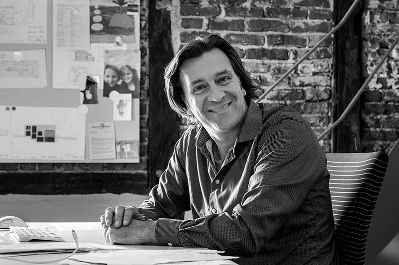 Portrait des Architekten André Turck aus Düsseldorf.